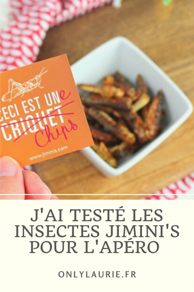 J'ai testé les insectes Jimini's pour l'apéro. Une alternative originale et écologique. 
