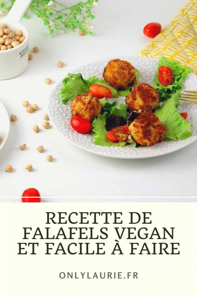 Recette de falafels vegan facile à faire. Parfait avec une salade. 