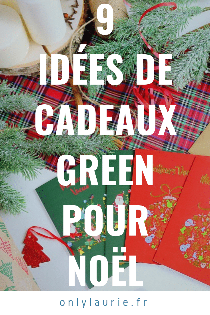 9 idées de cadeaux green à offrir pour Noël.