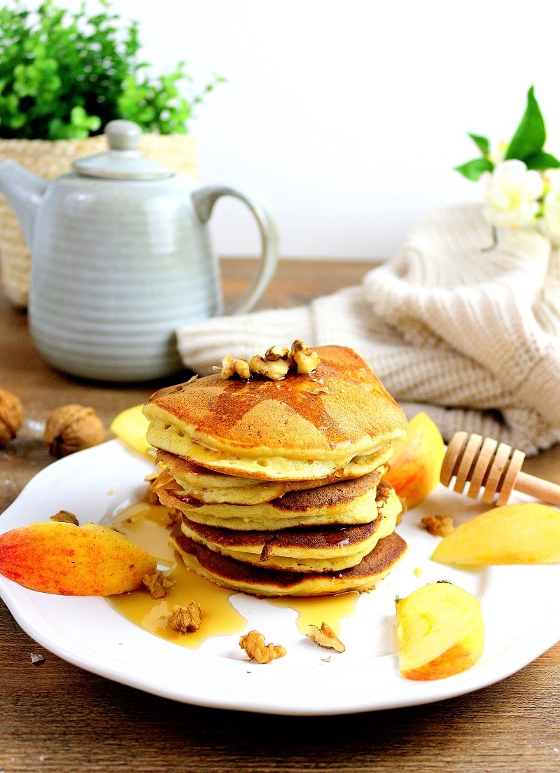 Recette de pancakes healthy et facile à faire.