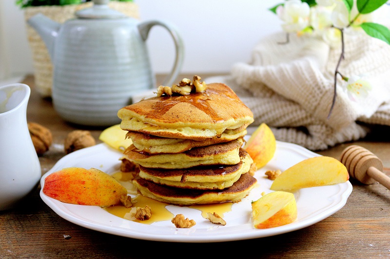 Recette de pancakes fluffy healthy et facile à faire. 