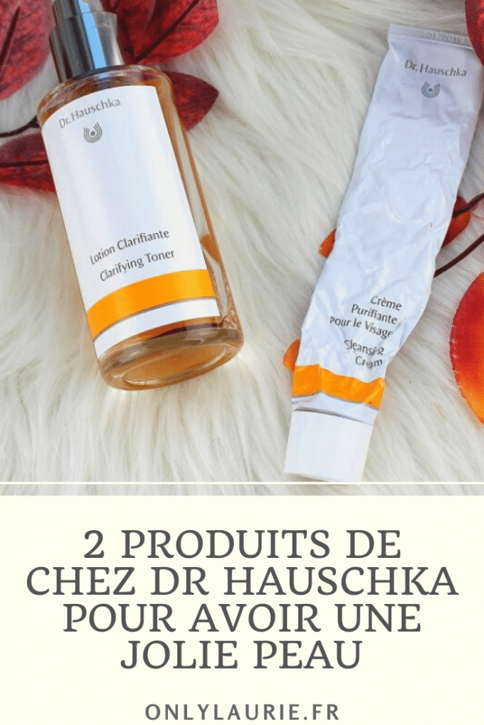 2 produits bio de chez Dr Hauschka pour avoir une jolie peau. La crème purifiante et la lotion clarifiante, idéales pour les peaux mixtes et sensibles. 