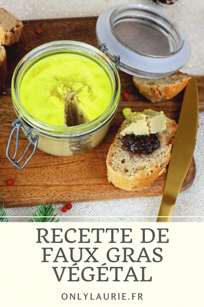 Recette de faux gras. Une alternative vegan au foie gras parfaite pour les fêtes et facile à réaliser. Recette végétale de Noel. 