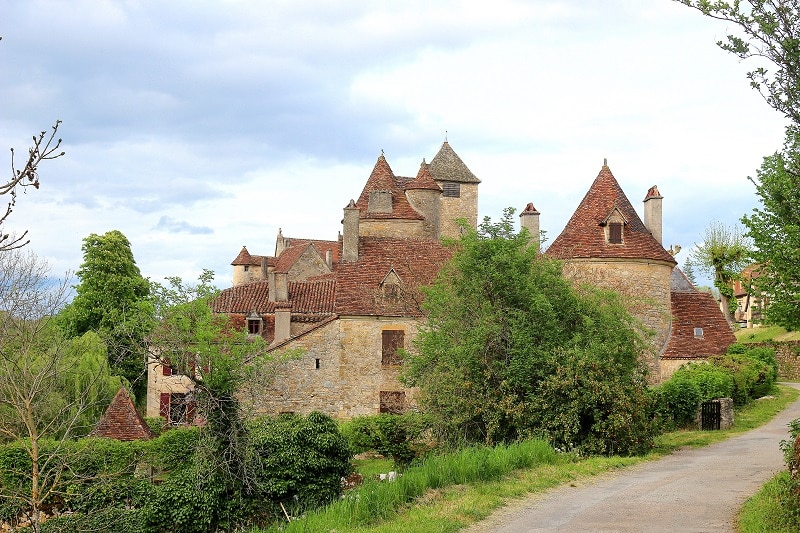 Village d'Autoire dans le Lot en Dordogne. Une très jolie région de France. 