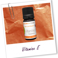 Vitamine E pour cosmétique maison de chez aroma zone.