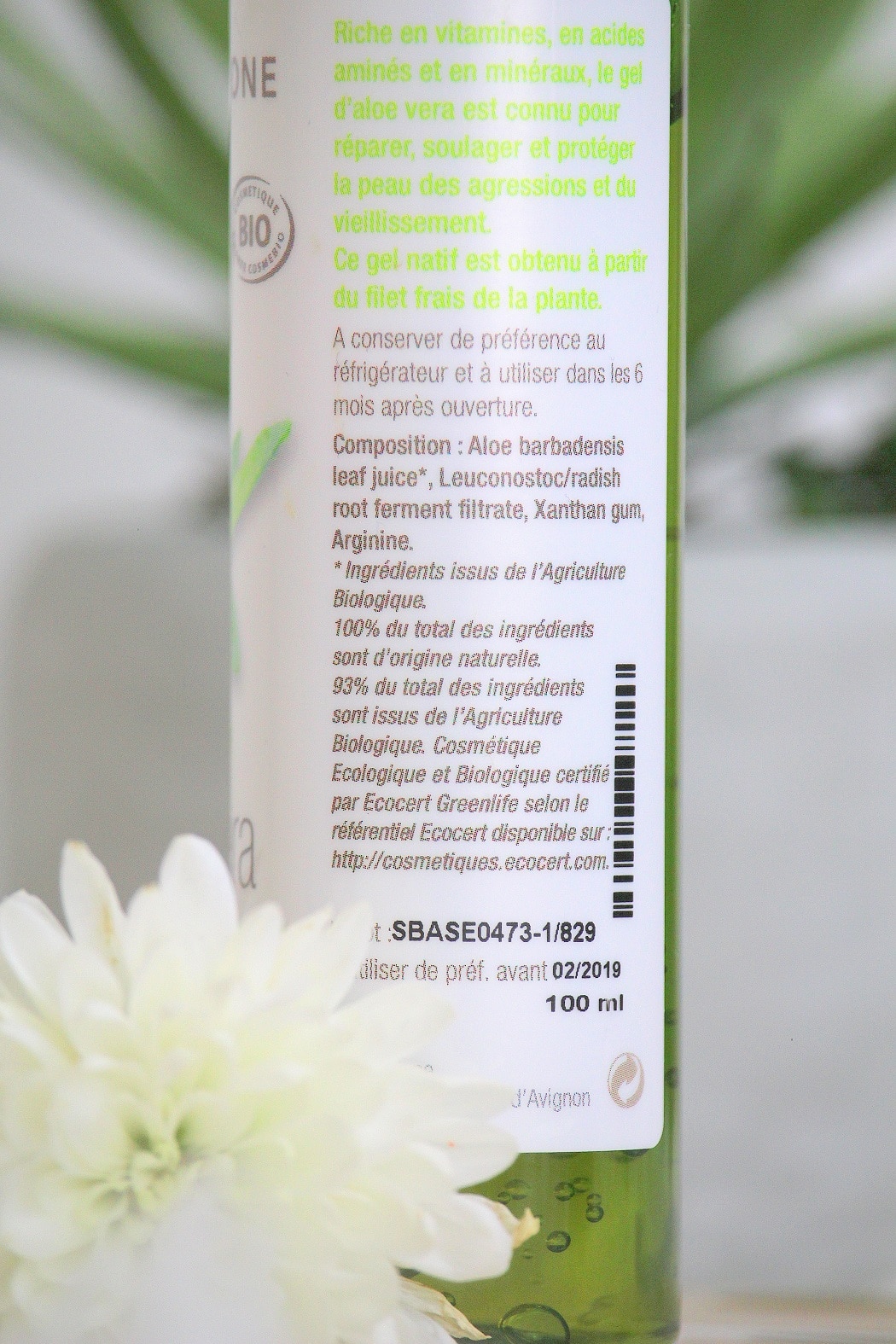 Le gel d'aloe vera de chez Aroma zone Top ou flop