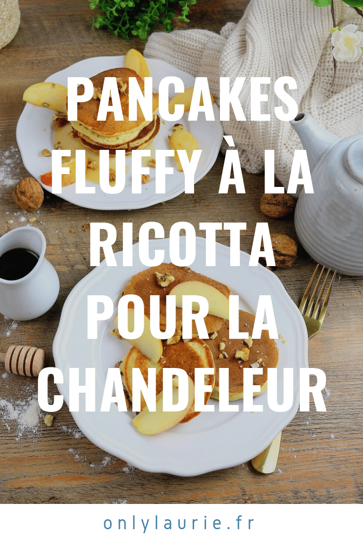 Pancakes fluffy à la ricotta. Recette idéale pour le goûter ou le petit déjeuner. 