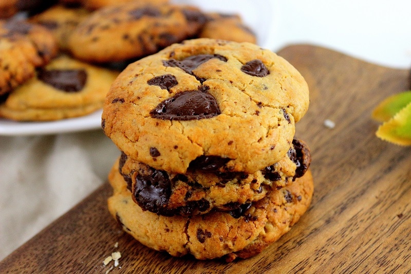 Recette de cookies vegan au beurre de cacahuète. Recette gourmande et rapide à faire. 